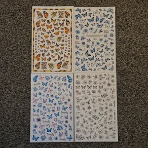 Butterfly Nail Art Sticker Set